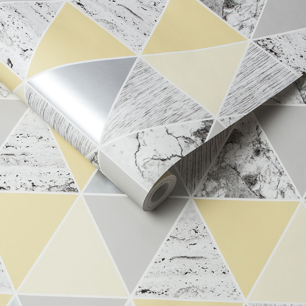 Reflections Lemon Wallpaper - Image 2