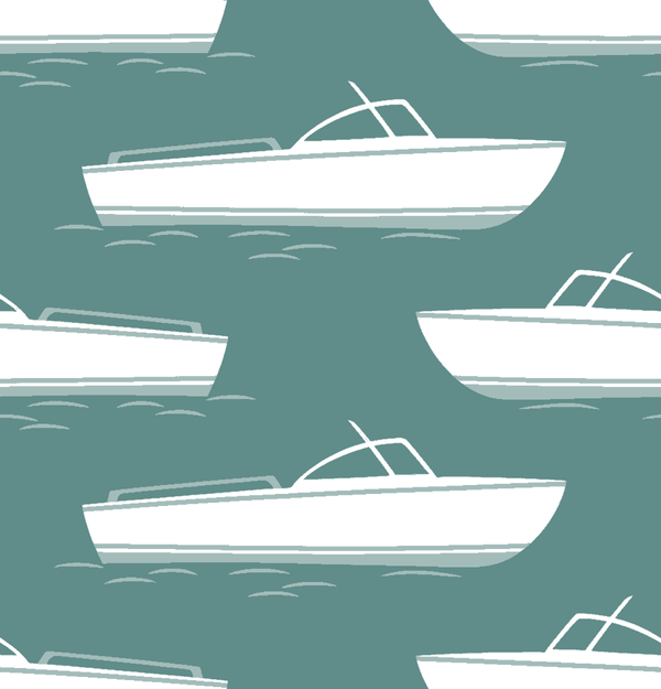 Regatta Royale - Hunter & Chalk - Whimsical Wallcoverings