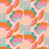 Retro Esme Pink Peel and Stick Wallcovering | Jeffrey Stevens - Image 7