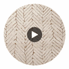 Rhone Durable Vinyl | Hollywood Wallcoverings Circular Swatch | Hollywood Wallcoverings