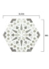 Ribera Peel & Stick Hexagon Floor Tiles | Jeffrey Stevens - Image 3