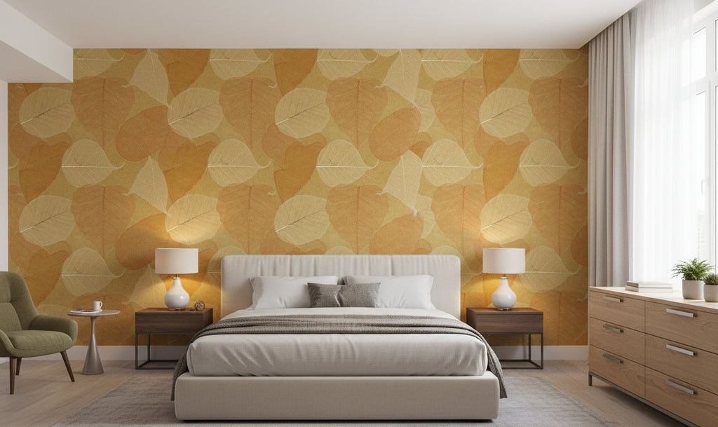 Rika Real Leaf | Phillipe Romano - bedroom room setting