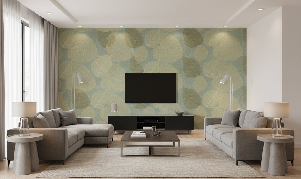 Rika Real Leaf | Phillipe Romano - living room room setting