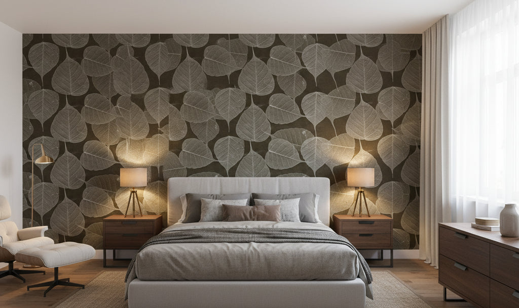 Rika Real Leaf | Phillipe Romano - bedroom room setting