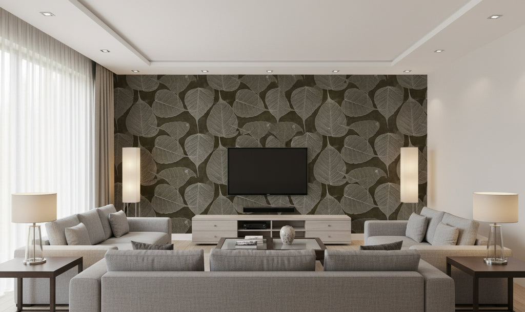 Rika Real Leaf | Phillipe Romano - living room room setting