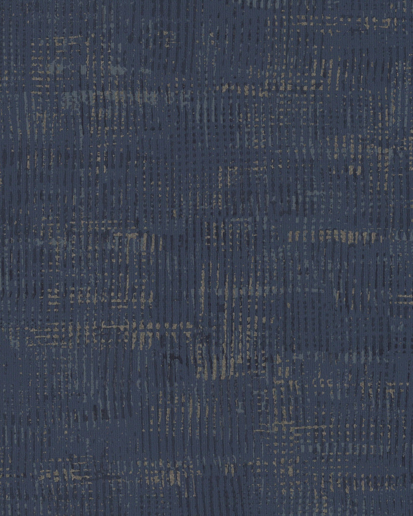 Rome Cross Path Indigo Wallcovering | Phillipe Romano