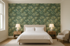 Marly Bleu | Scalamandre - bedroom room setting