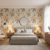 Hollyhock Hdb Apricot/Lake — Bedroom Room Setting