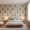 Hollyhock Hb Wht/Pink — Bedroom Room Setting