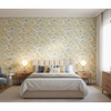 La Cinta Lemon/Blue — Bedroom Room Setting