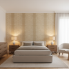 Indian Zag Taupe — Bedroom Room Setting