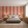 Indian Zag burnt sienna — Bedroom Room Setting
