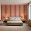 Indian Zag burnt sienna — Bedroom Room Setting