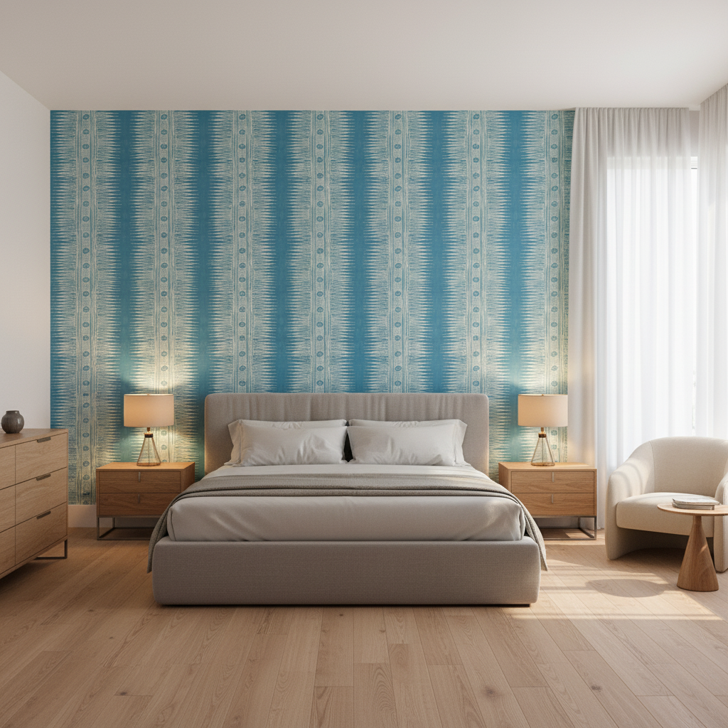 Indian Zag Marine — Bedroom Room Setting