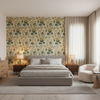 Hollyhock Hdb Lemon/Aqua — Bedroom Room Setting