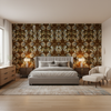 Jessup Sepia/Indigo — Bedroom Room Setting