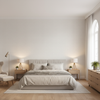 Dublin Linen White — Bedroom Room Setting