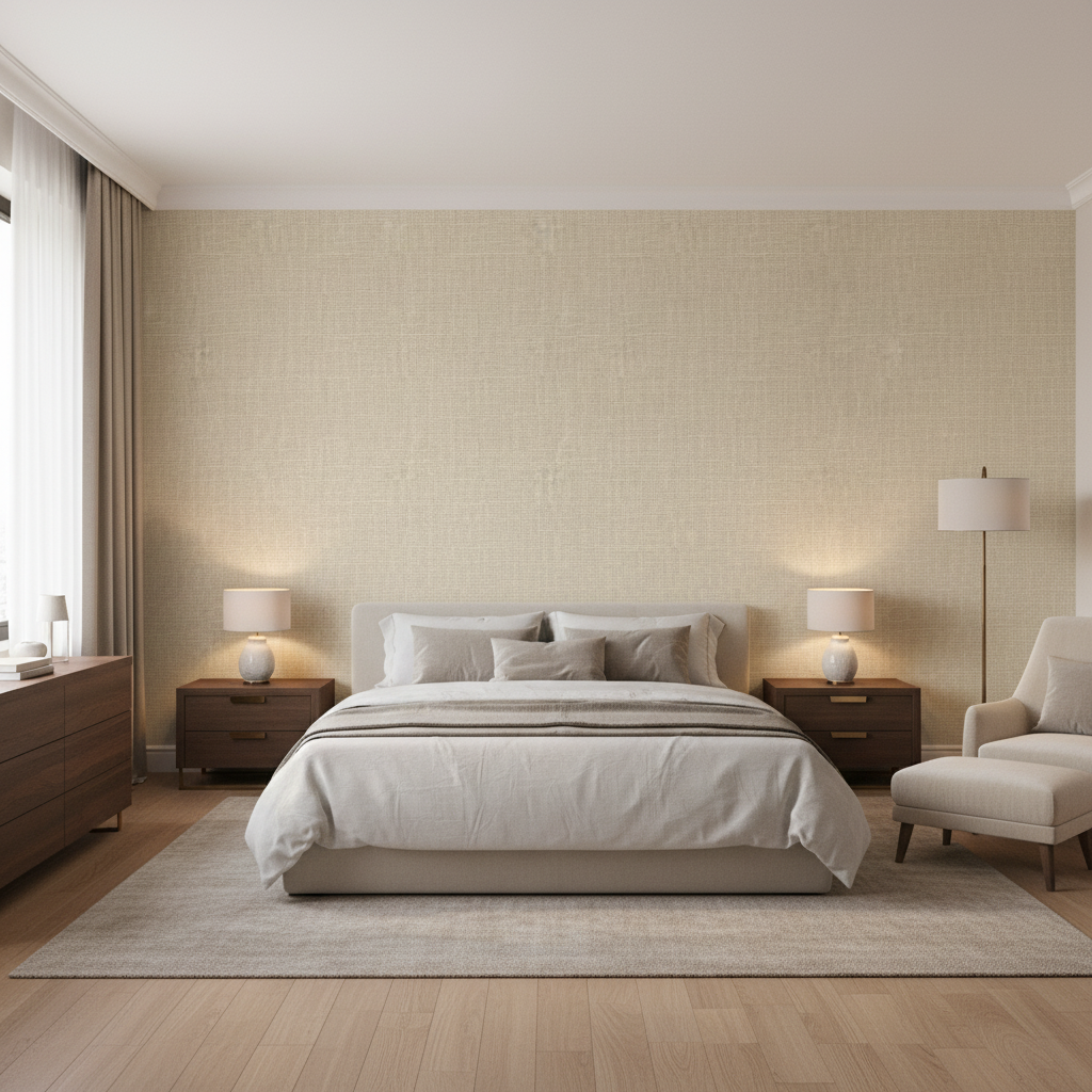 Dublin Linen Prism — Bedroom Room Setting