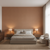 Dublin Linen burnt sienna — Bedroom Room Setting