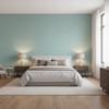 Dublin Linen seafoam green — Bedroom Room Setting