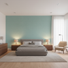 Dublin Linen seafoam green — Bedroom Room Setting