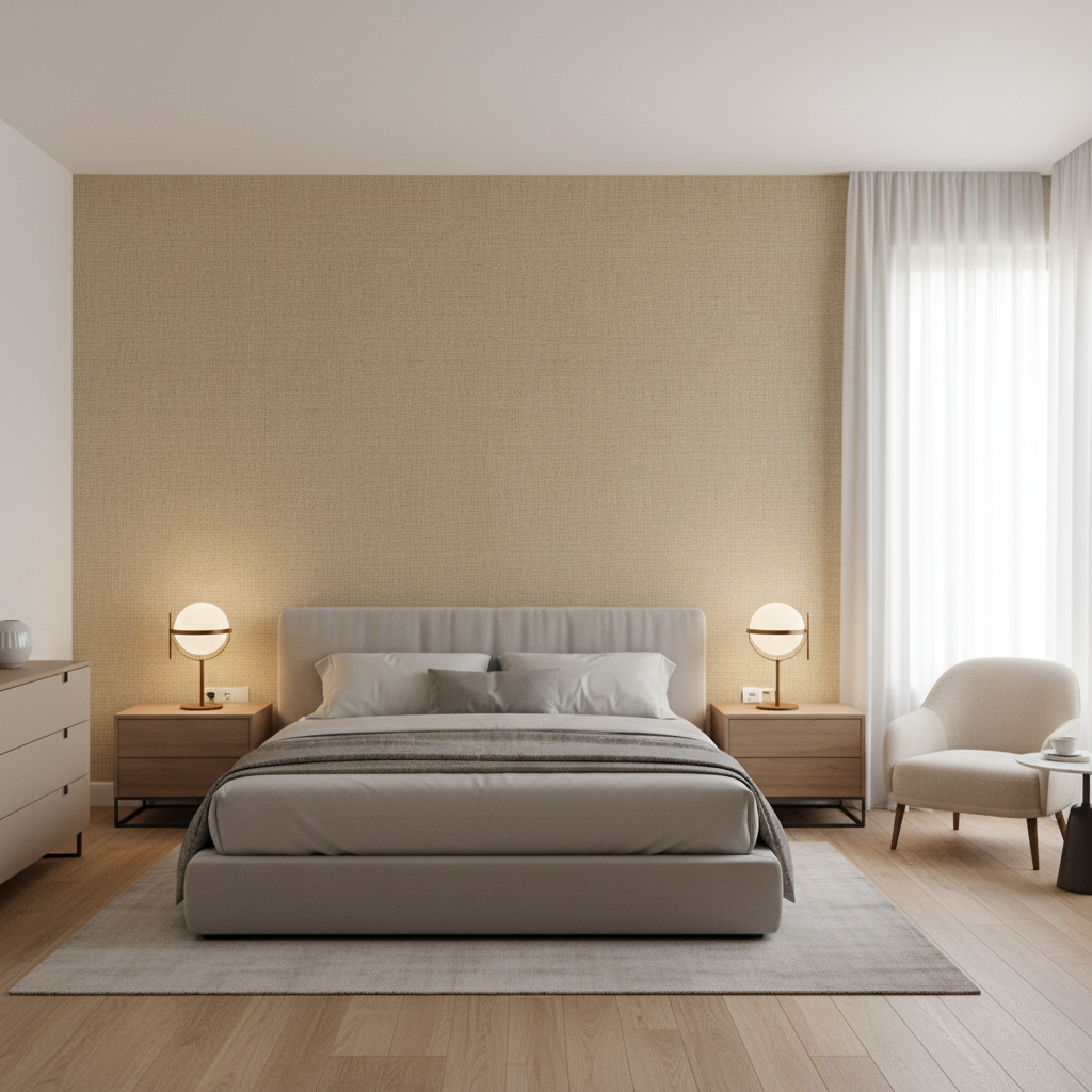 Dublin Linen Granite — Bedroom Room Setting