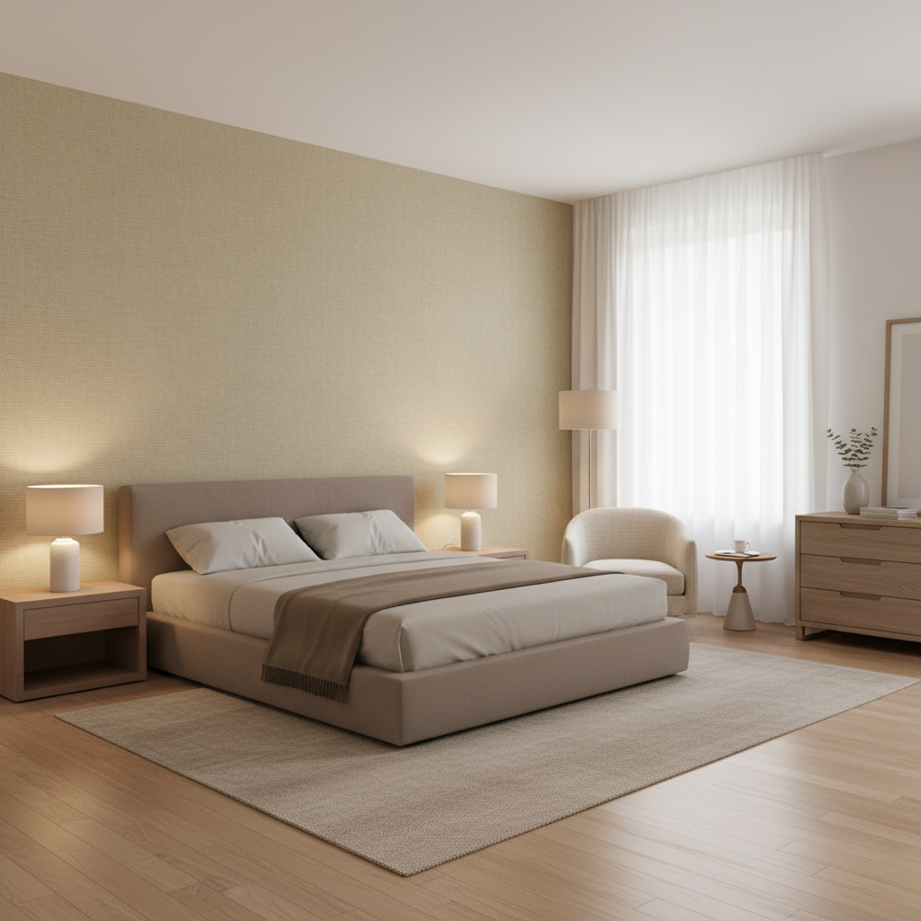 Dublin Linen Linen — Bedroom Room Setting