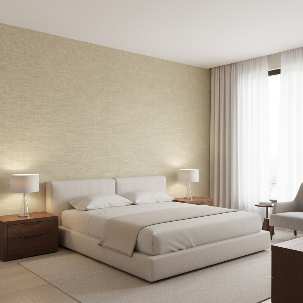 Dublin Linen beige — Bedroom Room Setting