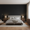 Dublin Linen Black — Bedroom Room Setting
