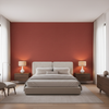 Dublin Linen Brick — Bedroom Room Setting