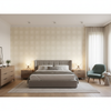 Watermill Linen Cream — Bedroom Room Setting