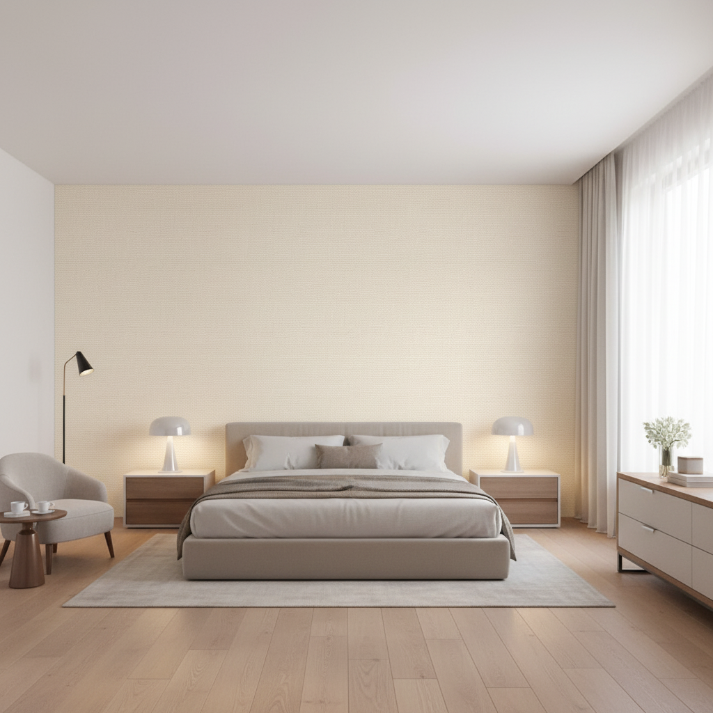 Watermill Linen Cloud — Bedroom Room Setting