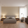 Watermill Linen Stone — Bedroom Room Setting