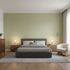 Watermill Linen pale green — Bedroom Room Setting
