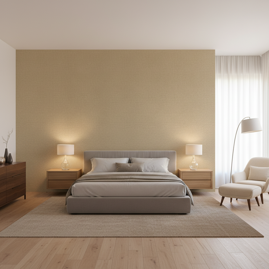 Watermill Linen Wheat — Bedroom Room Setting