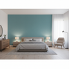 Watermill Linen teal — Bedroom Room Setting