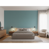 Watermill Linen teal — Bedroom Room Setting