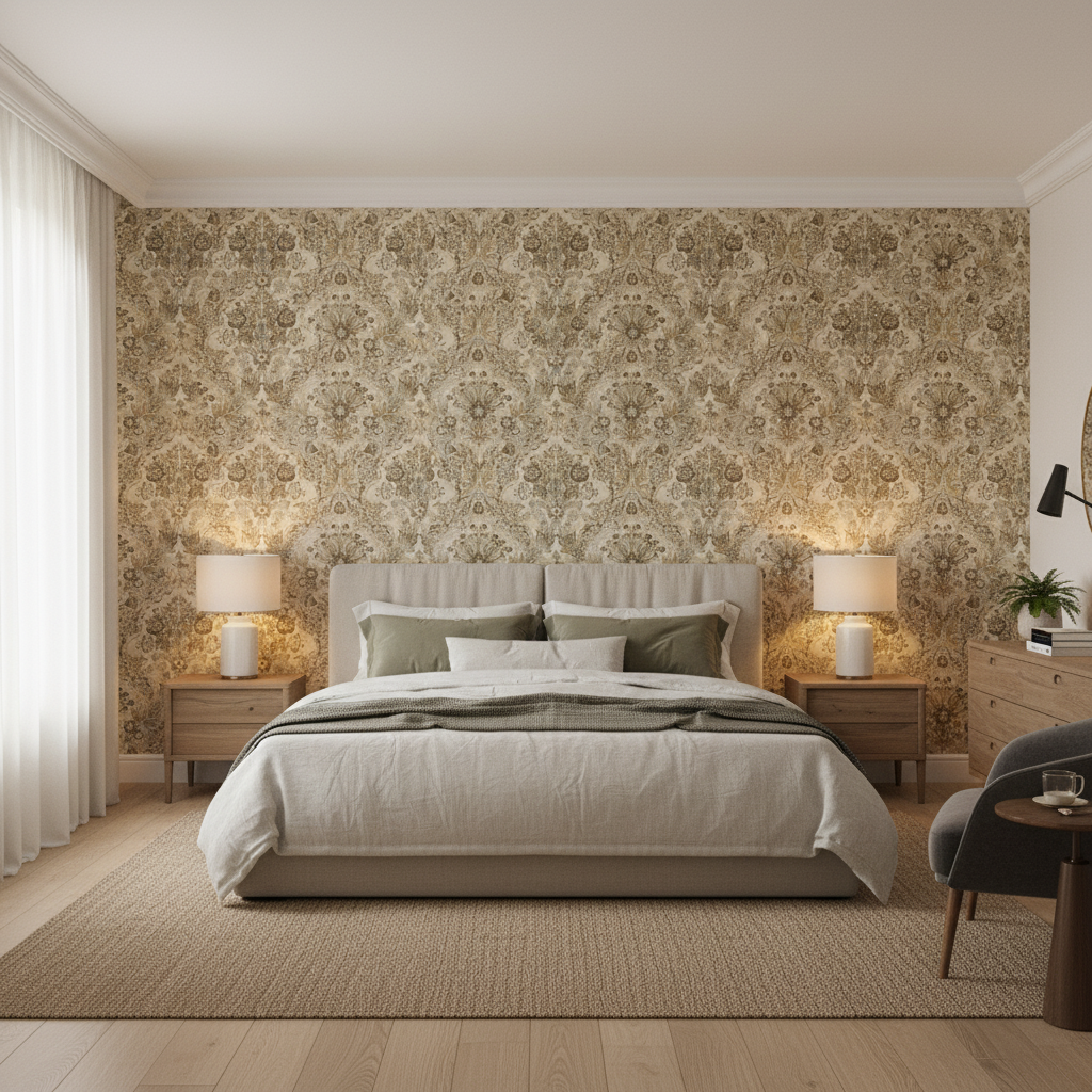 Tetbury Grey/Bisque — Bedroom Room Setting