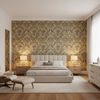 Tetbury Rose/Aqua — Bedroom Room Setting