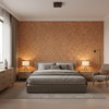 Chantilly Weave Spice — Bedroom Room Setting