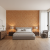 Chantilly Weave Spice — Bedroom Room Setting
