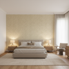 Chantilly Weave Beige — Bedroom Room Setting