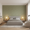 Chantilly Weave Sage — Bedroom Room Setting