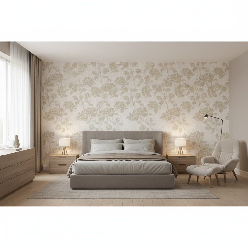 Graciela Ivory/Beige — Bedroom Room Setting