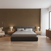 Oxford Velvet Mocha — Bedroom Room Setting