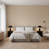 Oxford Velvet beige — Bedroom Room Setting