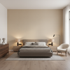 Oxford Velvet Sand — Bedroom Room Setting