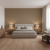 Oxford Velvet Taupe — Bedroom Room Setting