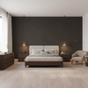 Oxford Velvet Gray — Bedroom Room Setting