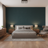 Oxford Velvet Teal — Bedroom Room Setting